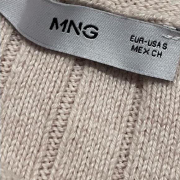 Mango Cream Ribbed Sweater - Picture 2 of 3